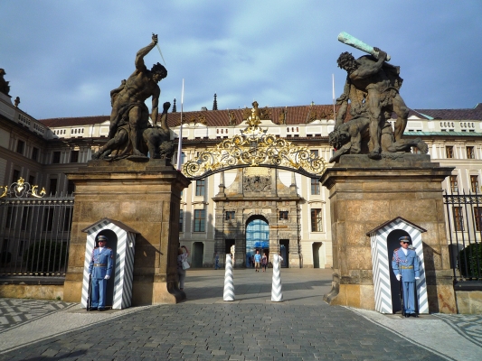 Prague Castle in detail